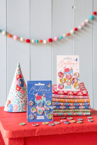 Tilda Patchwork Stoff Baumwolle - Jubilee - Farm Flowers Blue